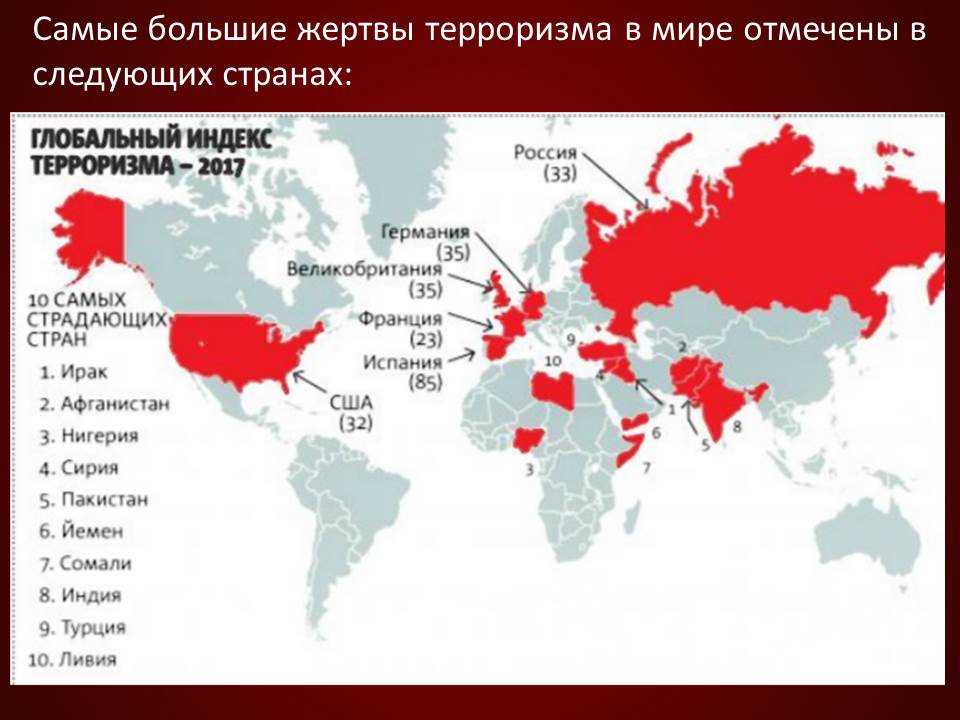 Какие страны запретили z. Международный терроризм карта. Карта распространения терроризма в мире. Уровень преступности стран в мире. Распространение терроризма в мире.